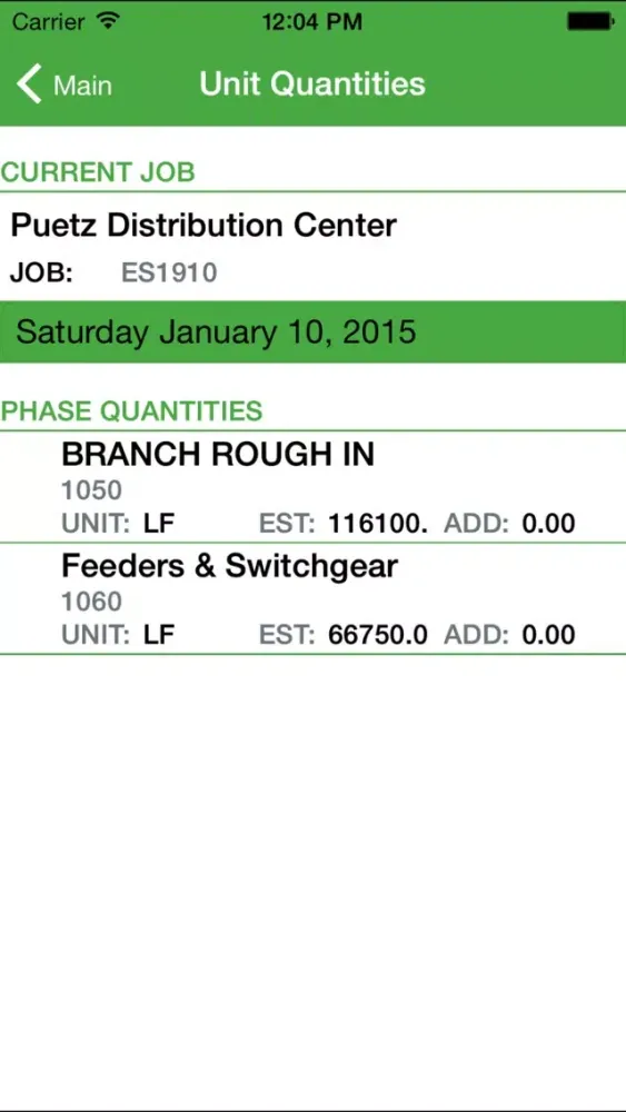Payroll Time Entry Screenshots