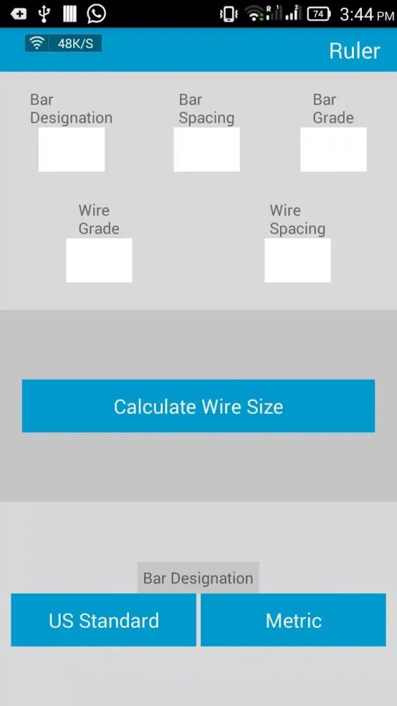 Screenshot di WRI
