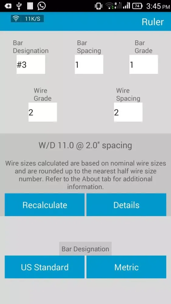Screenshot di WRI
