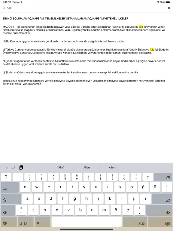 Zrzuty ekranu İzmir Barosu iPad 