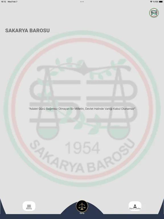 Sakarya Barosu iPad  سکرین شاٹس