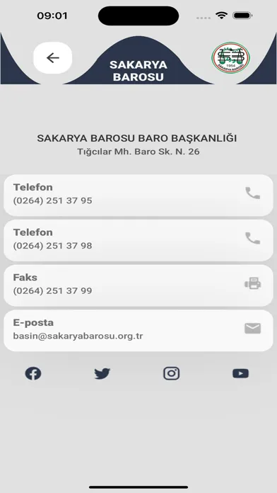 Sakarya Barosu سکرین شاٹس