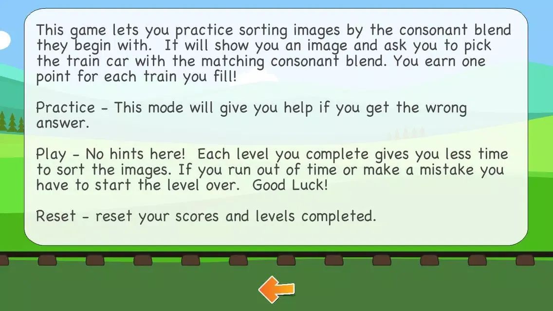 Screenshot di Consonant Blend Sort