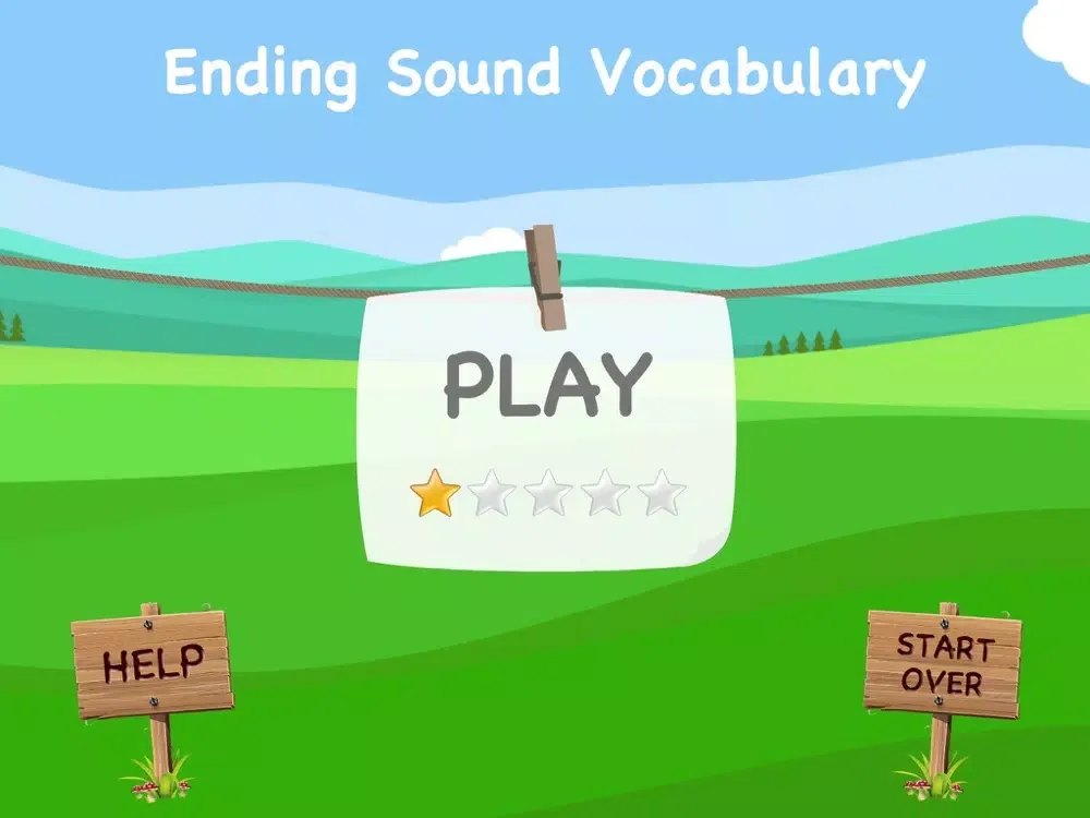 Ending Sound Vocabulary iPad  স্ক্রিনশট