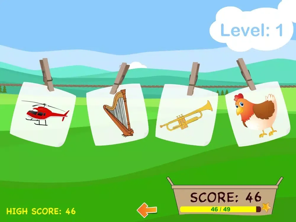 Ending Sound Vocabulary iPad  স্ক্রিনশট