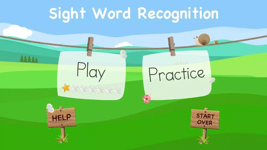 Sight Word Recognition سکرین شاٹس
