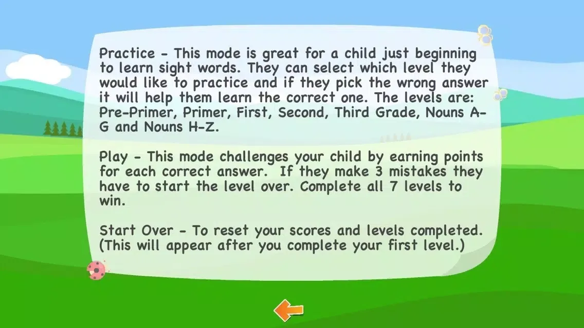 Sight Word Recognition سکرین شاٹس