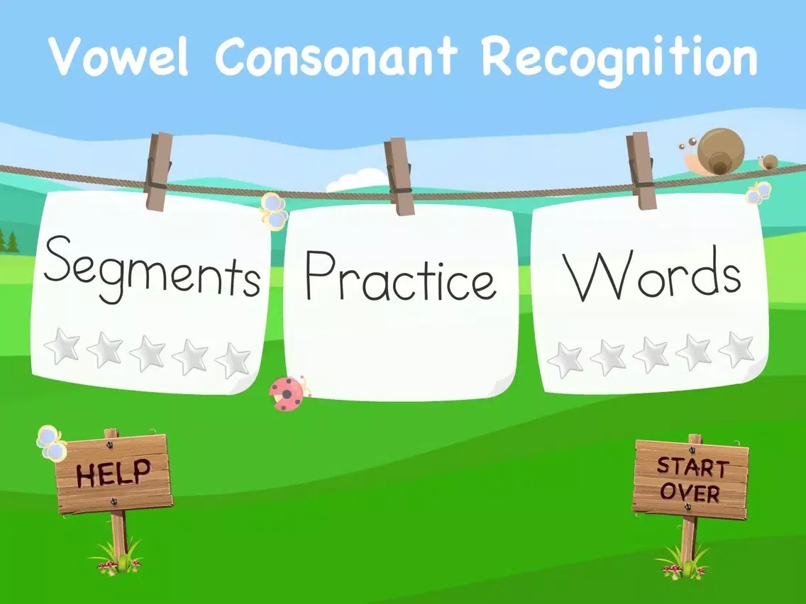 Vowel Consonant Recognition iPad  स्क्रीनशॉट