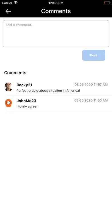 Zrzuty ekranu Analyzing America