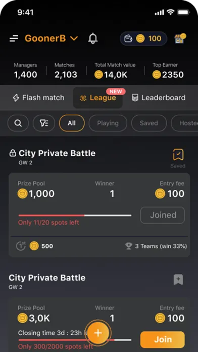 Скриншоты dFantasy for FPL