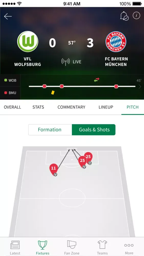 Скриншоты DFB-Cup