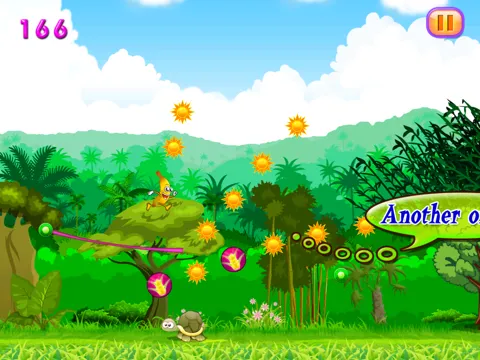 Tangkapan layar Banana Dash : Banana's Super Sonic Baby Monkey & Chimp Jump iPad 