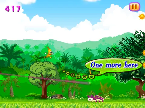 Tangkapan layar Banana Dash : Banana's Super Sonic Baby Monkey & Chimp Jump iPad 