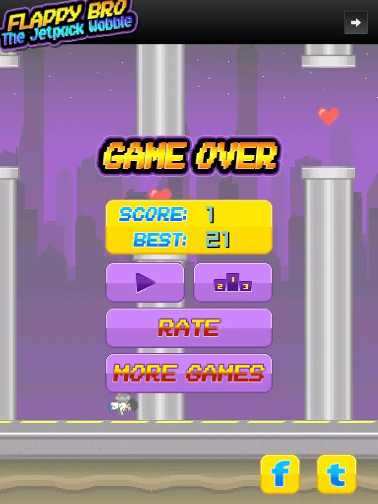 صور Flappy Bro The Jetpack Wobble iPad 