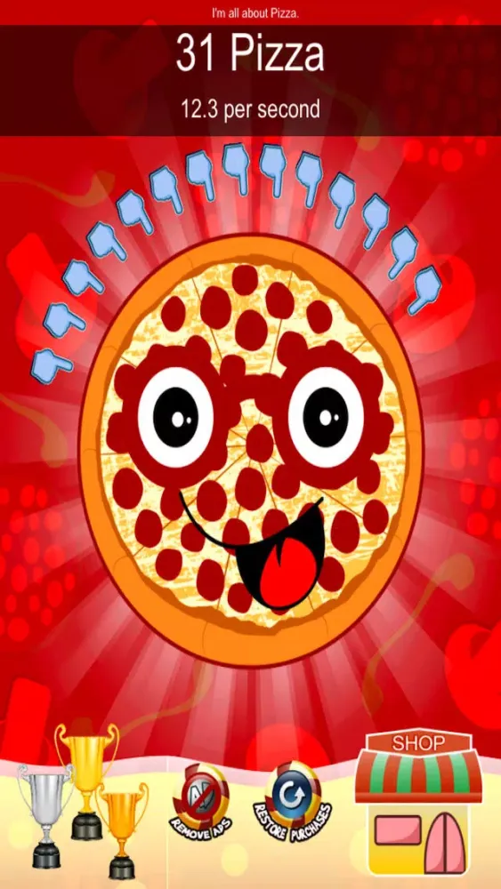 Crazy Clickers : Pizza Chef スクリーンショット