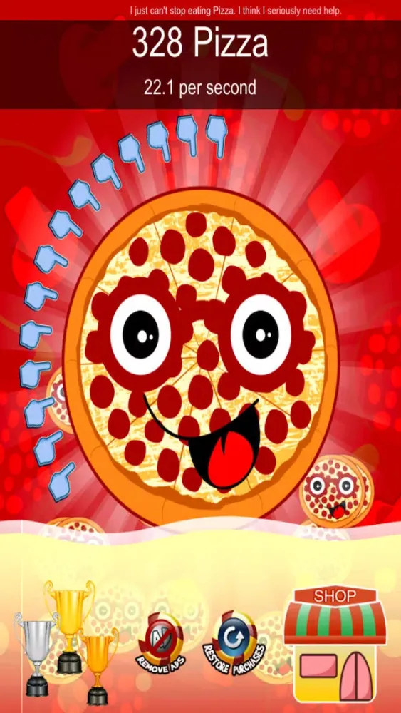 Crazy Clickers : Pizza Chef スクリーンショット