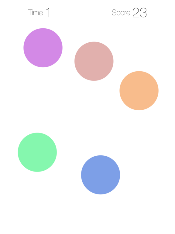 Tangkapan layar Smash Dots! iPad 