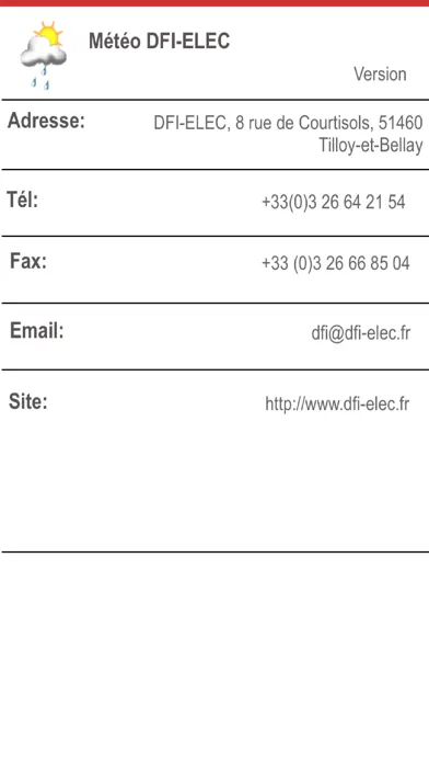 Meteo DFI स्क्रीनशॉट