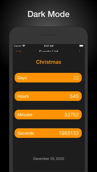 Ảnh chụp màn hình của Smart Events Countdown