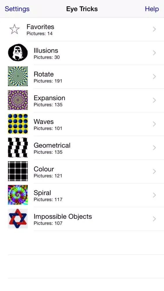 Eye Tricks - Amazing Collection স্ক্রিনশট