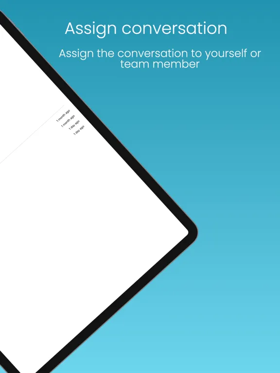 Ảnh chụp màn hình của Chatbot Live Chat iPad 