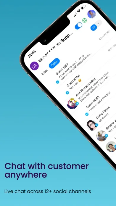 Ảnh chụp màn hình của Chatbot Live Chat