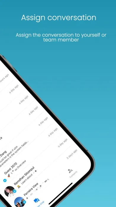 Ảnh chụp màn hình của Chatbot Live Chat
