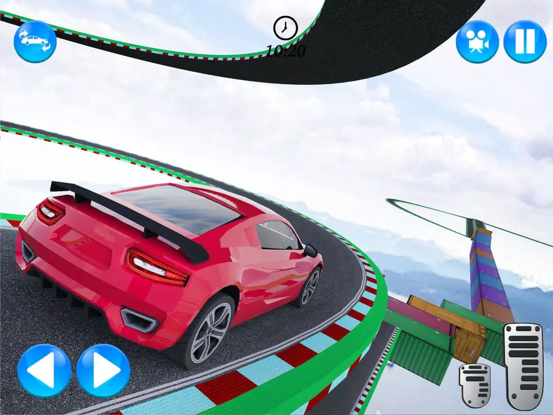 Ảnh chụp màn hình của Muscle Car Impossible Drive iPad 