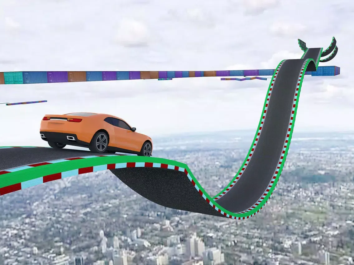 Ảnh chụp màn hình của Muscle Car Impossible Drive iPad 