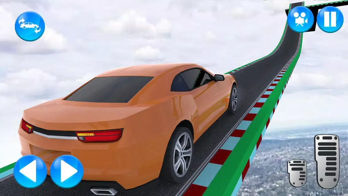 Ảnh chụp màn hình của Muscle Car Impossible Drive