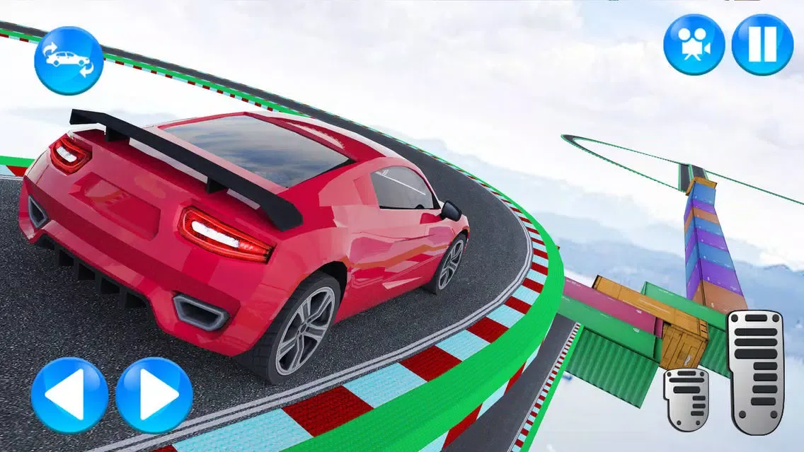 Ảnh chụp màn hình của Muscle Car Impossible Drive