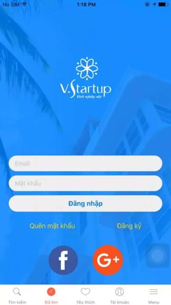 Ảnh chụp màn hình của VIS Home