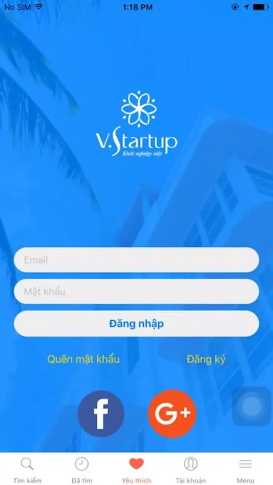 Ảnh chụp màn hình của VIS Home