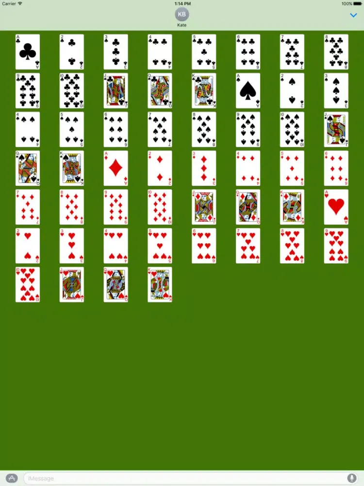 Capturas de pantalla de Poker Cards Stickers iPad 