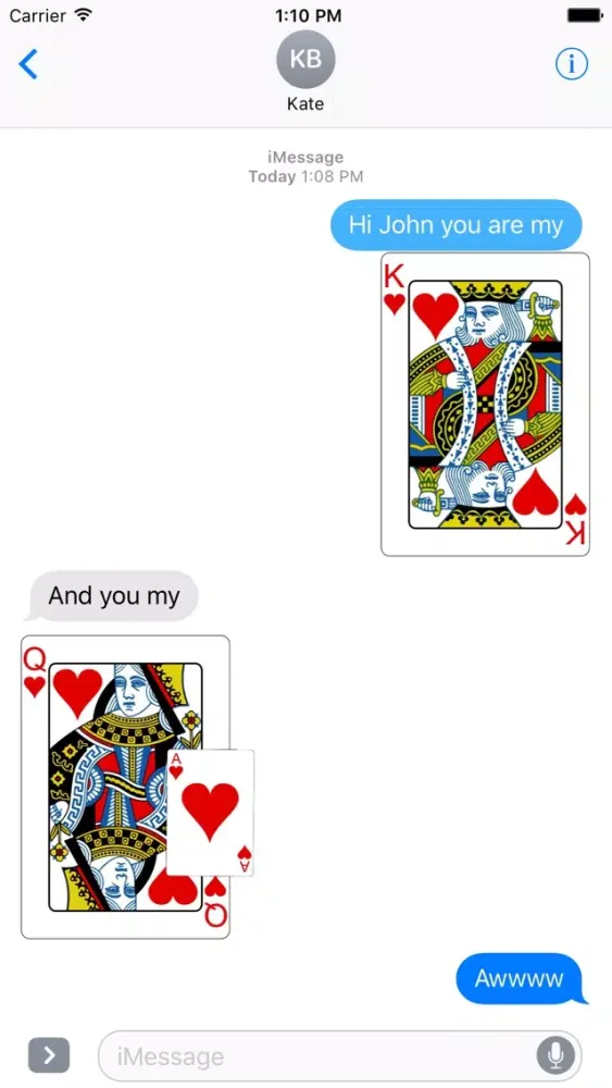 Capturas de pantalla de Poker Cards Stickers