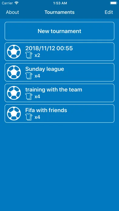 Capturas de pantalla de Custom League Tables