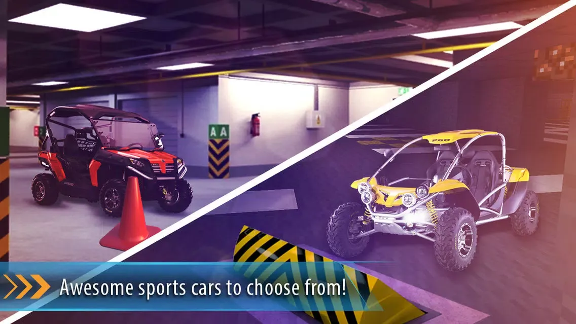3D Buggy Parking Mania - Multi Level Driving Test in City Trafic Simulator Screenshots