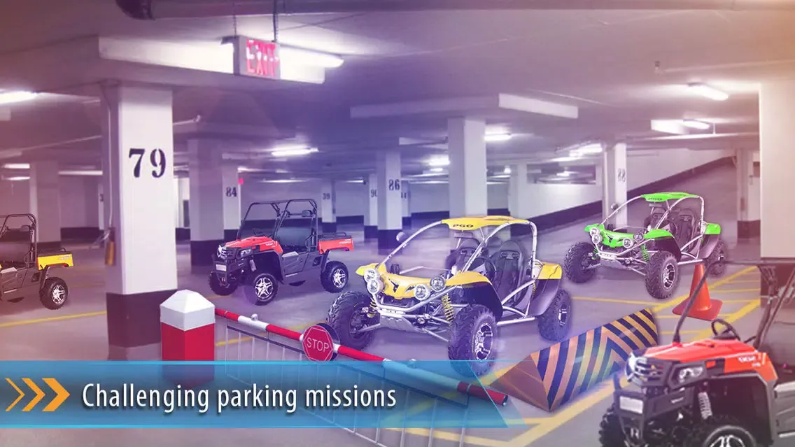 3D Buggy Parking Mania - Multi Level Driving Test in City Trafic Simulator Screenshots
