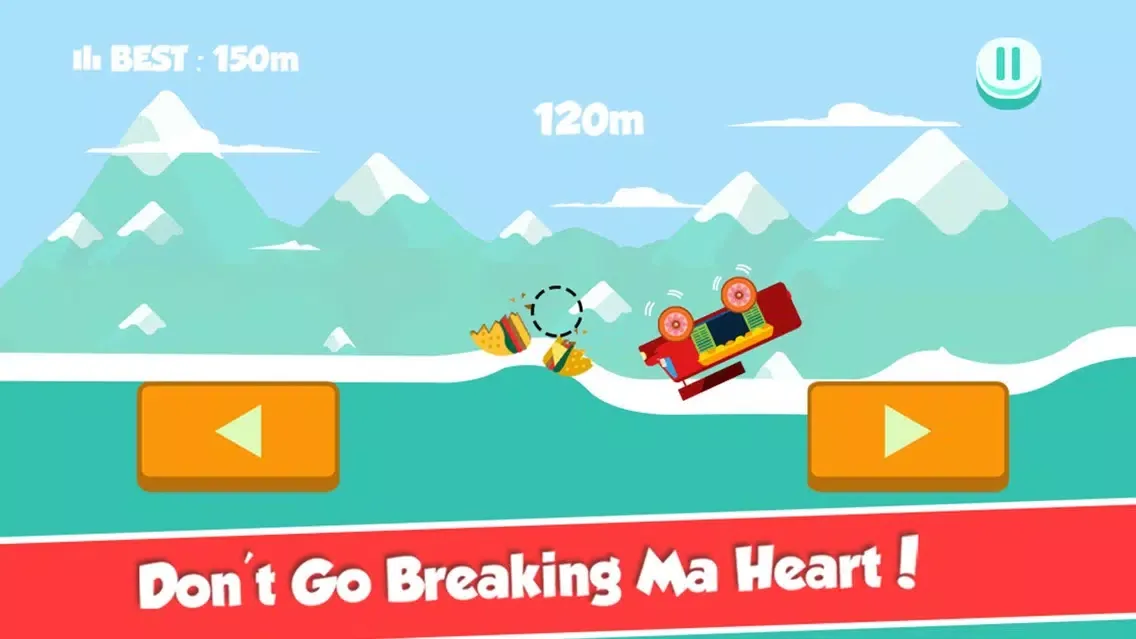 Crazy Burger Car Endless Road Adventure – Don’t Drop the Burger 스크린샷
