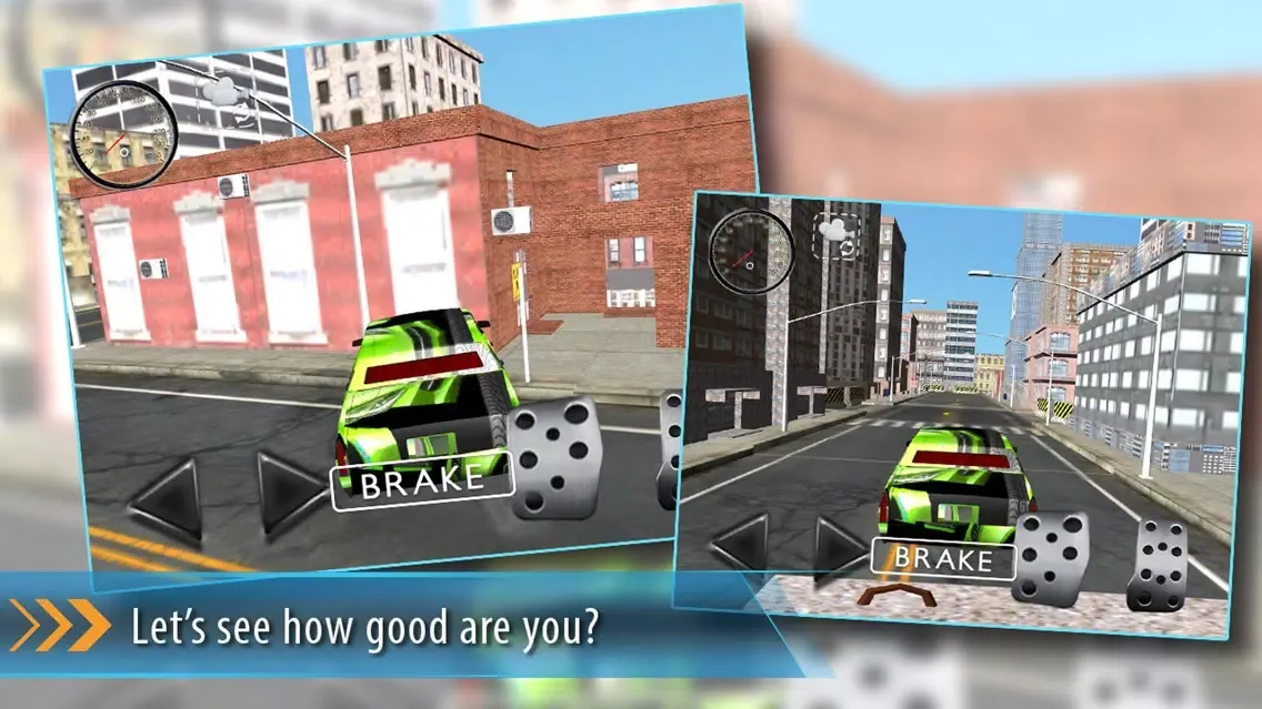 Precision 3D Car Parking-Street Parking Vehicle Test Drive and Transporter Truck Simulator स्क्रीनशॉट