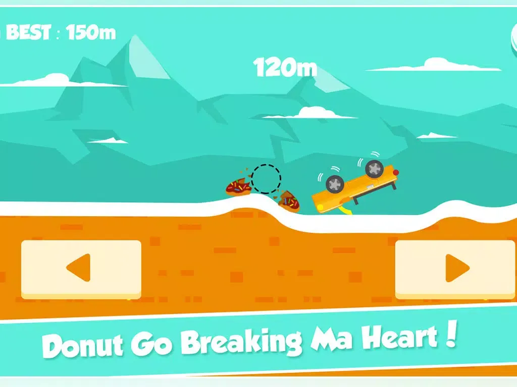Screenshot di Endless Bouncy Car Road Adventure - Don't Drop the Donut! iPad 