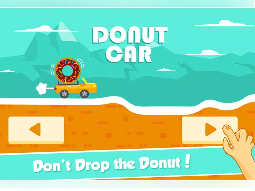 Screenshot di Endless Bouncy Car Road Adventure - Don't Drop the Donut! iPad 
