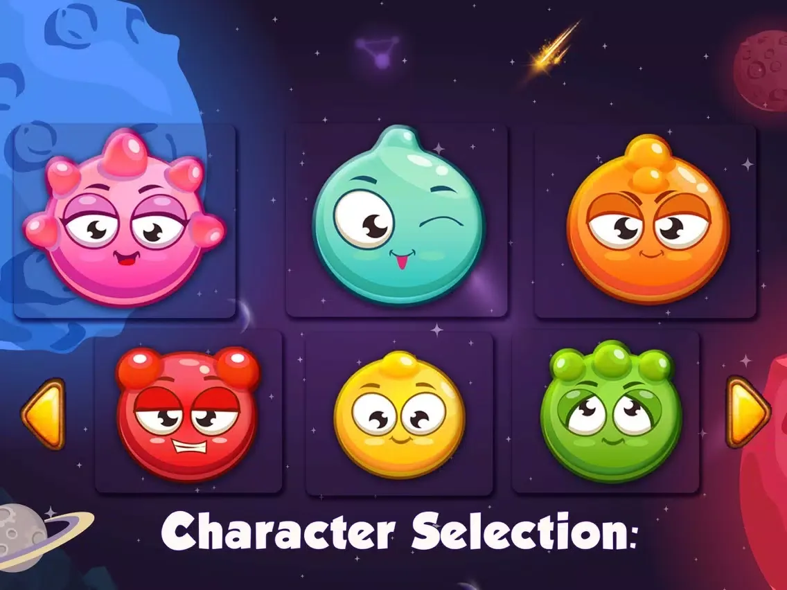 King of Bounce: Monster Jump on Color Tile in Space Travel iPad 應用截圖