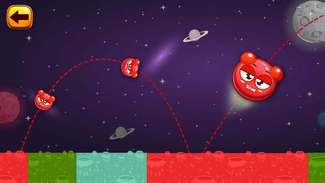 King of Bounce: Monster Jump on Color Tile in Space Travel應用截圖