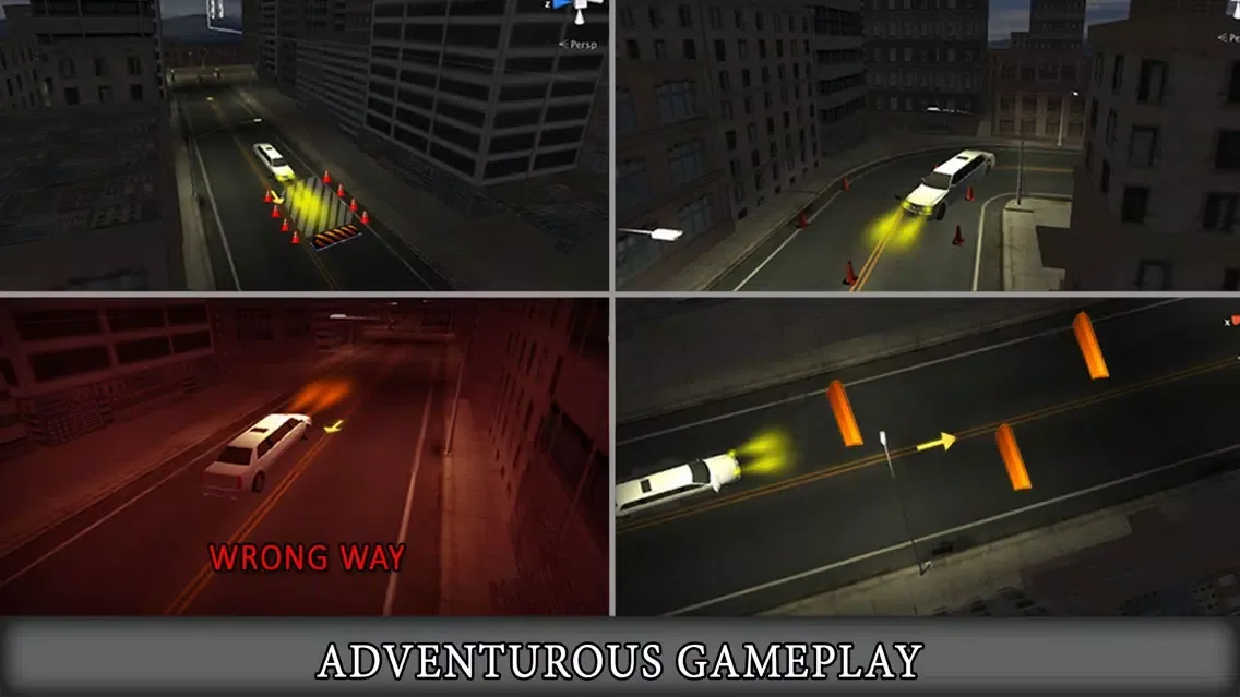 Luxury Limo Driver 3D Las Vegas City Traffic Valet Screenshots