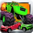 4x4 Monster Truck Jam 2016 - Tractor Destruction in Uphill Rocky Mountains