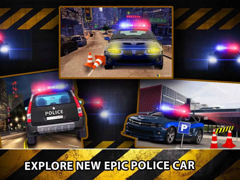 Capturas de pantalla de NYPD Police Car Parking 2k16 - Multi Level 2 Real Life Driving Test Career Simulator iPad 