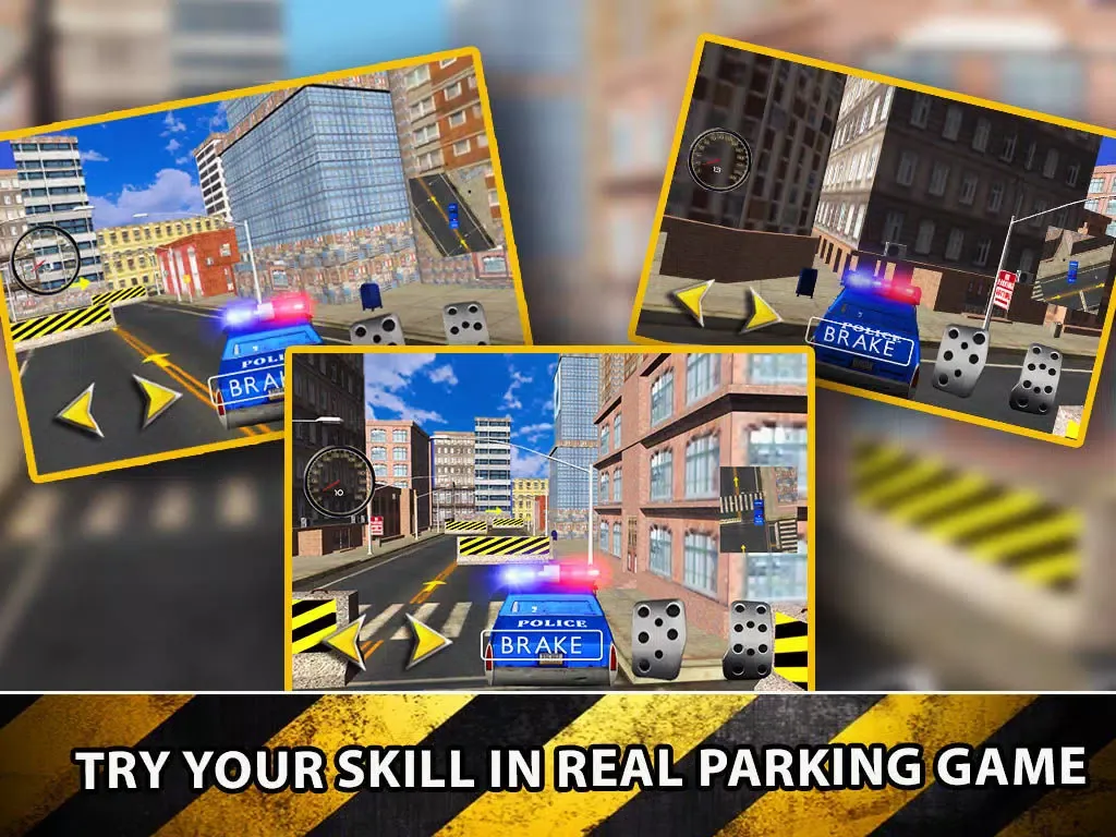 Capturas de pantalla de NYPD Police Car Parking 2k16 - Multi Level 2 Real Life Driving Test Career Simulator iPad 