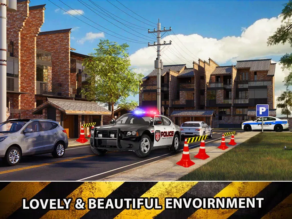 Capturas de pantalla de NYPD Police Car Parking 2k16 - Multi Level 2 Real Life Driving Test Career Simulator iPad 