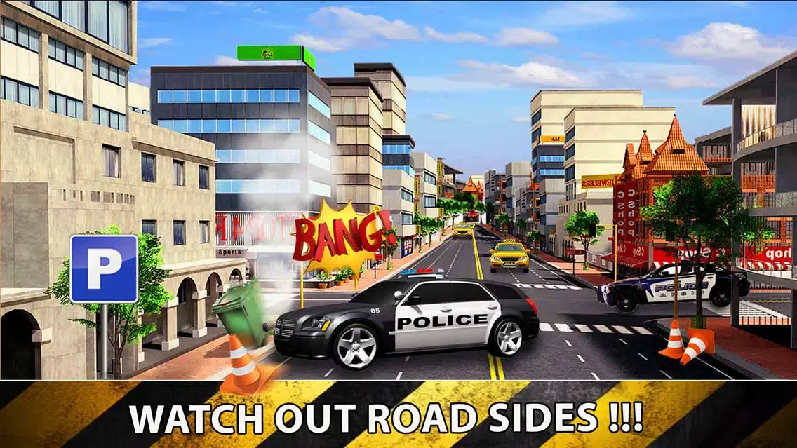 Capturas de pantalla de NYPD Police Car Parking 2k16 - Multi Level 2 Real Life Driving Test Career Simulator